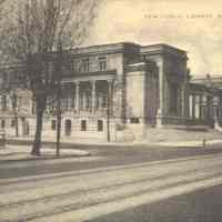 Postcard: New Public Library, Bayonne, NJ