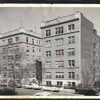 B&W photo of apartment building at 738 Dr. Martin Luther King, Jr. Boulevard, Newark.