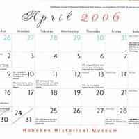          April 2006 calendar
   