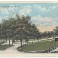 Postcard: Hudson Square Park, Hoboken, N.J. No date, circa 1915-1930; unposted.