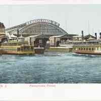 Postcard: Pennsylvania RR, Jersey City, NJ