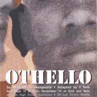 Poster: Othello. By William Shakespeare. Mile Square Theatre, Hoboken, (2005).