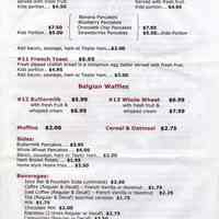          Breakfast menu side 2
   