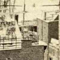          closer detail right image of Cromwell Steamship Company wharf, Pier 9
   