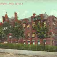 Postcard: Christ Hospital, Jersey City, NJ