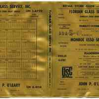 Book jacket for telephone directory: Retail Store Guide - Hoboken, N.J. Issued fall 1964 for use in 1965.