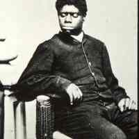 Slides, 12, images of Blind Tom (pseud. Thomas Wiggins) from various published sources, ca. 1859-1908.