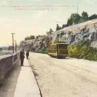 Postcard: Trolley, Jersey City, NJ