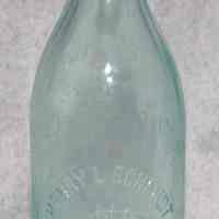 Bottle, beer: Henry L. Schmidt, Hoboken, N.J. No date, ca. 1895-1910.