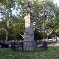 Digital images, 3, of Civil War Soldiers Memorial, Hudson Square Park, Hoboken, July 9, 2004.