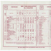          Timetable: Erie-Lackawanna RR, N.Y.- Scranton - Port Jervis - Binghamton. Eff. Oct. 30, 1960. picture number 4
   
