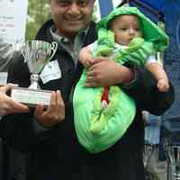 Digital color print of the 2006 Hoboken Baby Parade taken by Hartshorn Photography, May 15, 2006.