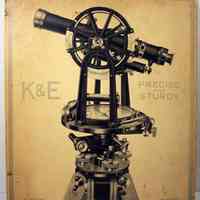 Sign: K & E Precise & Sturdy; K&E Transit; K&E Level. Issued by Keuffel & Esser Co., (N.Y.), n.d., ca, 1945-1960.