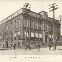 Postcard: City Hall, Hoboken, NJ