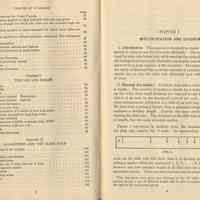          pp 2-3, table of contents continued; Chapter I
   