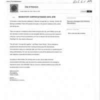          Memo, City of Hoboken: HURRICANE SANDY CHRONOLOGY & SEQUENCE OF EVENTS; Dec. 3, 2012. picture number 39
   