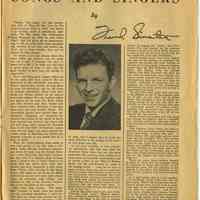          pg 7: Songs and Singers by Frank Sinatra
   