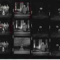 B+W negative contact sheet of images of Hoboken taken by John Conn. no date, [1976].