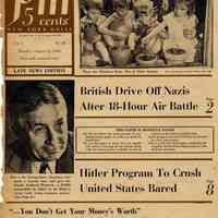 Article: "Hoboken: Portrait of a Sick City" in newspaper, PM, vol 1, no. 40, New York, Monday, August 12, 1940.