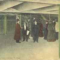 Postcard: Railroad, Hoboken, NJ