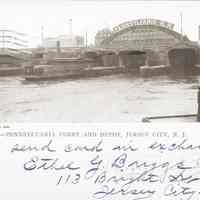 Postcard: Pennsylvania RR, Jersey City, NJ