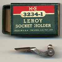 K&E Leroy Socket Holder 3234-1made by Keuffel & Esser Co., (Hoboken, N.J.), n.d., ca. 1940s.