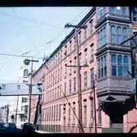 Color slide of a K & E building.