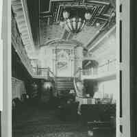 Digital image of photo of the interior of the steamer Priscilla as outfitted by W.& A. Fletcher Company, Hoboken, no date, circa 1895-1905.