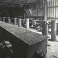 Digital image of B+W photo of former Maxwell House Coffee plant interior, Silo Building, 5th floor, Hoboken, 2003.