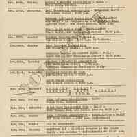 Digital image of handbill: Regular Democratic Organization Rally Schedule, Oct 26th to Nov. 6, [1951].