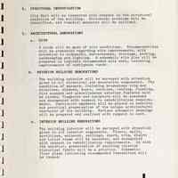          pg 8: Structural Investigation; Architectural Renovations
   