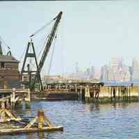 Postcard: New York Skyline, Jersey City, NJ