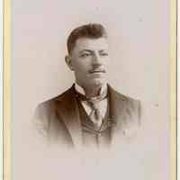 Cabinet photo: young man, Hoboken, n.d., ca. 1892-1902.