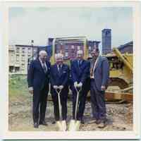          Photo 2: two shovels; bulldozer
   