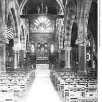 Digital image of photo of the chapel interior of Church of the Holy Innocents, Hoboken, ca. 1920