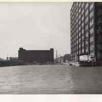 Digital image of B+W photo of the Hoboken waterfront, Hoboken, circa 1987.