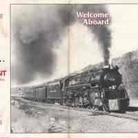 Booklet, (Hoboken train ride) Welcome Aboard. The Erie Limited. (Fall, 1998.)