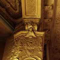          181: Elysian Bar Cafe 1001 Washington St., detail interior wall ceiling
   