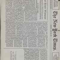 Newspaper article dated June 30, 1957