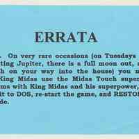          errata slip
   