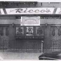          photo of Ricco's and temporary Charrito's sign
   