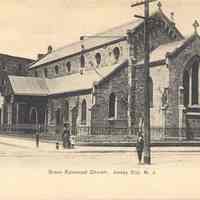 Postcard: Grace Episcopal Church, Jersey City, NJ