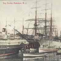 Postcard: Views, Hoboken, NJ