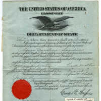          Passport, U.S., of Agnes Caroline Sandin (nee Nilsen), issued May 11, 1922. picture number 11
   