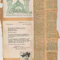          leaf 15 back: documents 1951; newsclippings, 1926, 1951
   