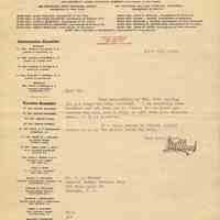 TLS to T.A. Hannom, Admiral Benson Club, Hoboken, March 3, 1919.