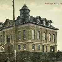 Postcard: Borough Hall, Secaucus, NJ