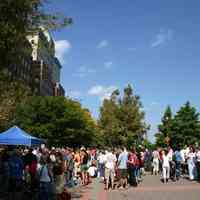 Digital color image of the 2004 Hoboken Pet Parade, along the Hoboken Waterfront, Sunday, September 26, 2004.