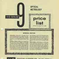         page 1 of 4: price list Aug. 27, 1962
   