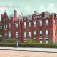 Postcard: Christ Hospital, Jersey City, NJ